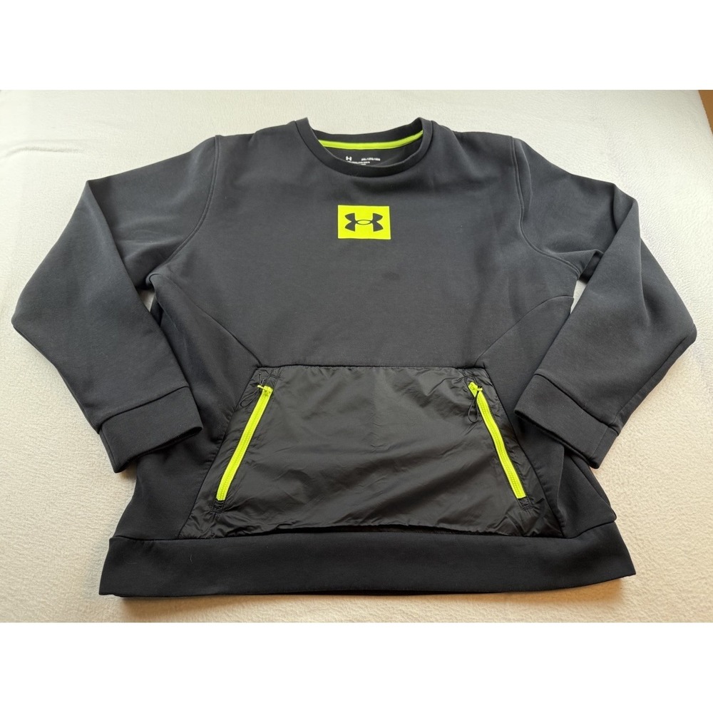 Under Armour Summit Knit Pullover Men's XXL black Loose